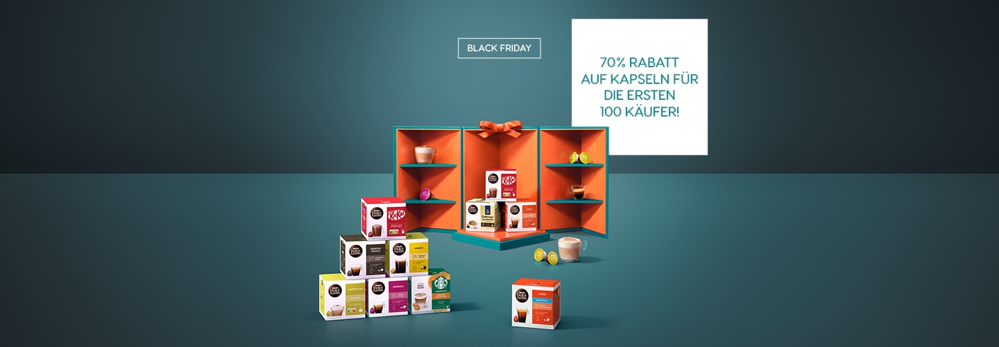 BLACK FRIDAY -  Limitierte Aktion* | NESCAFÉ® Dolce Gusto® banner