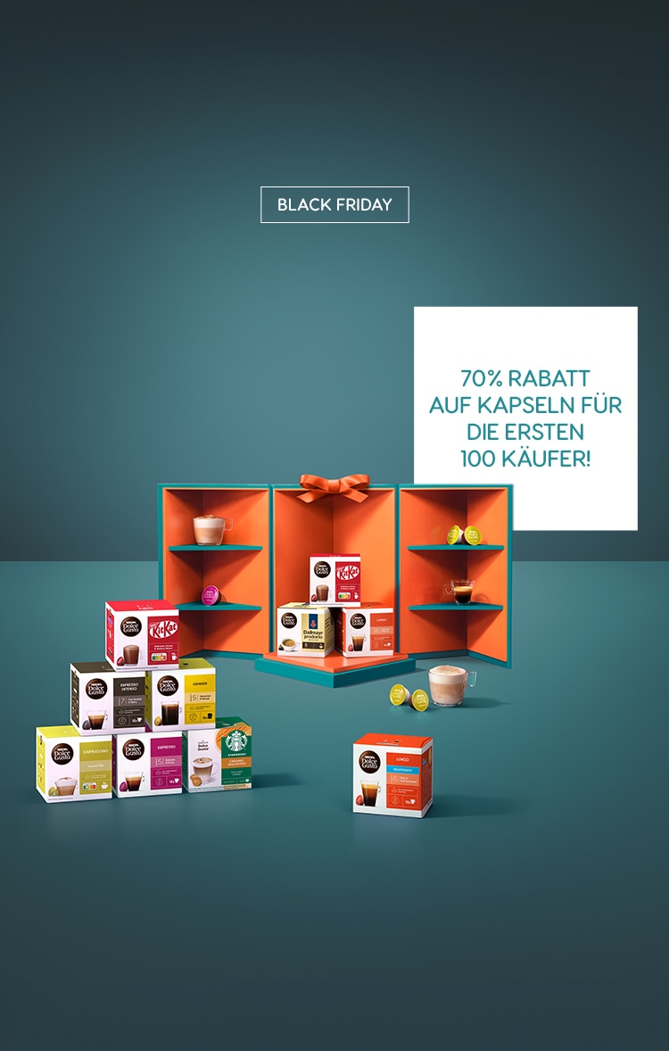 BLACK FRIDAY -  Limitierte Aktion* | NESCAFÉ® Dolce Gusto® banner
