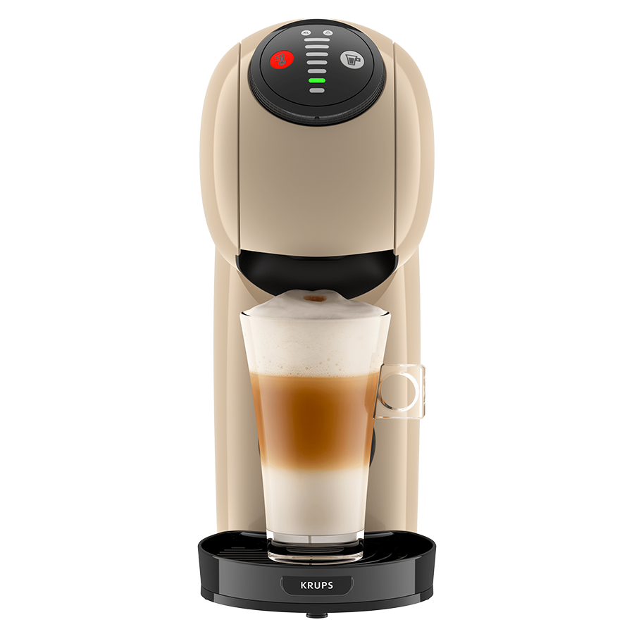 Genio S automatische Kaffeekapselmaschine Taupe von Krups® - alle Funktionen - NESCAFÉ® Dolce Gusto®