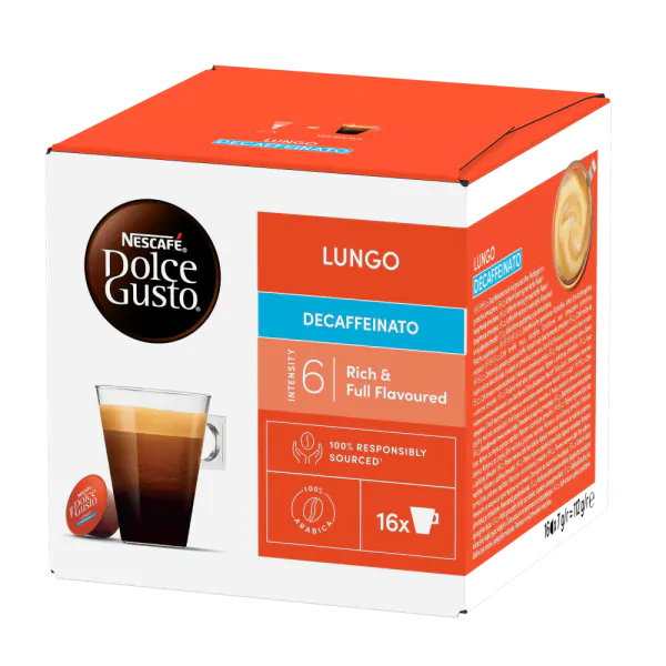 Lungo Decaffeinato Box - NESCAFÉ® Dolce Gusto® thumbnail