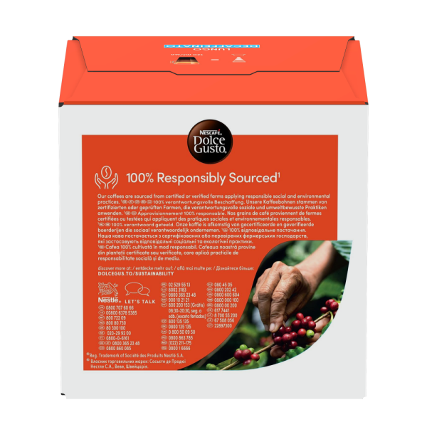 Lungo Decaffeinato Box - Rückseite mit Produktinformationen - NESCAFÉ® Dolce Gusto® thumbnail
