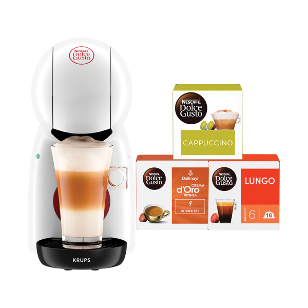 Piccolo® XS - Manuell - Weiss Kaffeemaschine vorne | Nescafé Dolce Gusto thumbnail