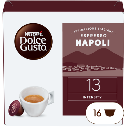 Espresso Napoli - Inspirazione Italiana Box - Vorderseite - NESCAFÉ® Dolce Gusto®
