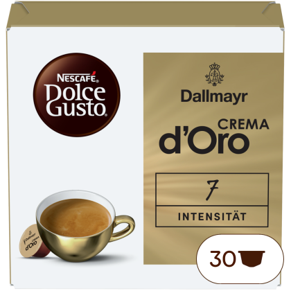 VORRATSBOX DALLMAYR CREMA D´ORO Box - Vorderseite - NESCAFÉ® Dolce Gusto®
