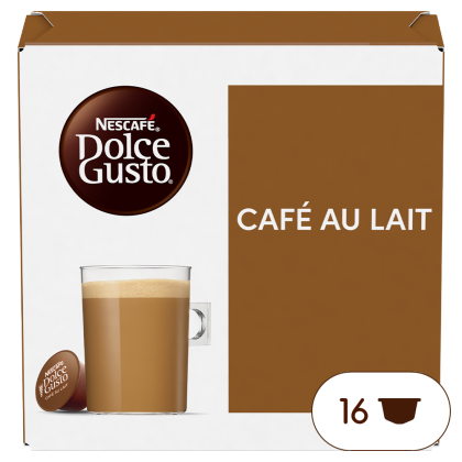 CAFÉ AU LAIT NESCAFÉ® Box - Vorderseite - NESCAFÉ® Dolce Gusto®