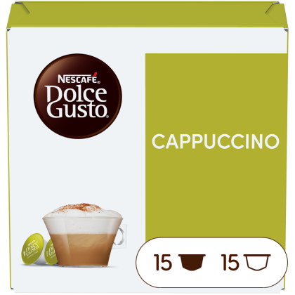 VORRATSBOX CAPPUCCINO Box - Vorderseite - NESCAFÉ® Dolce Gusto®