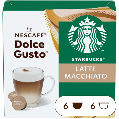 STARBUCKS® LATTE MACCHIATO Box - Vorderseite - NESCAFÉ® Dolce Gusto®