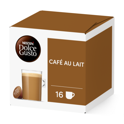 CAFÉ AU LAIT NESCAFÉ® Box - Vorderseite - NESCAFÉ® Dolce Gusto®