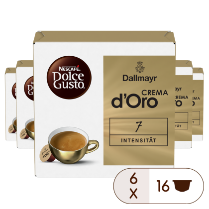 DALLMAYR CREMA D'ORO VORTEILSPACK 96 KAPSELN Box - NESCAFÉ® Dolce Gusto®