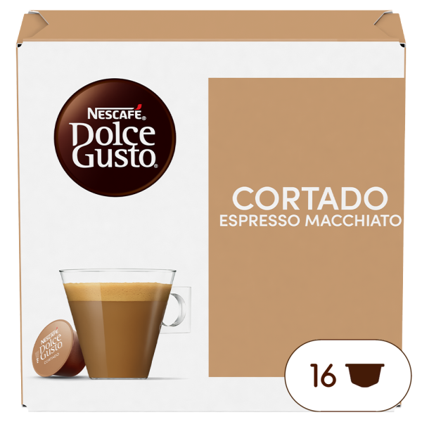 DOLCE GUSTO® CORTADO ESPRESSO MACCHIATO Box - Vorderseite - NESCAFÉ® Dolce Gusto®