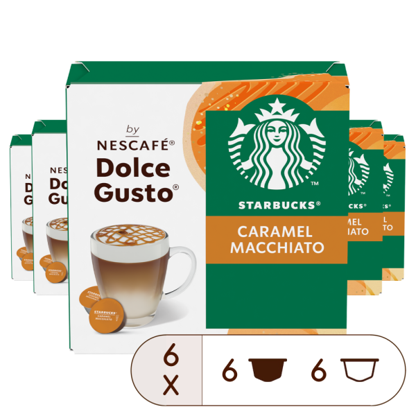 VORTEILSPACK STARBUCKS® CARAMEL MACCHIATO – 72 KAPSELN