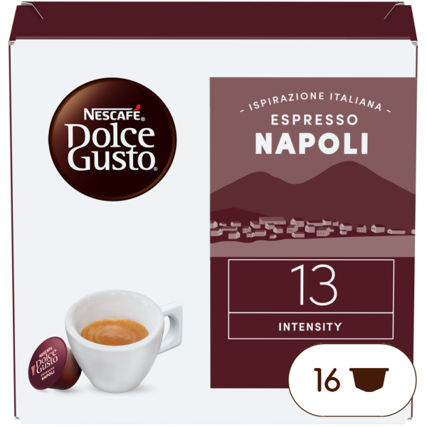 Espresso Napoli - Inspirazione Italiana Box - Vorderseite - NESCAFÉ® Dolce Gusto®