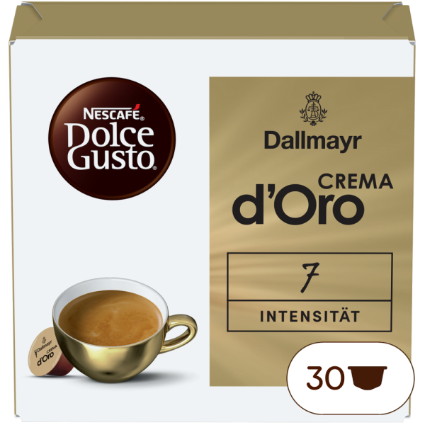 VORRATSBOX DALLMAYR CREMA D´ORO Box - Vorderseite - NESCAFÉ® Dolce Gusto®