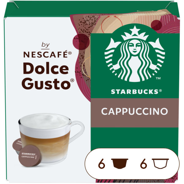 STARBUCKS® CAPPUCCINO Box - Vorderseite - NESCAFÉ® Dolce Gusto®