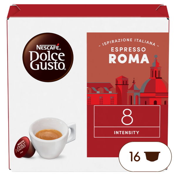 Espresso Roma - Inspirazione Italiana Box - Vorderseite - NESCAFÉ® Dolce Gusto®
