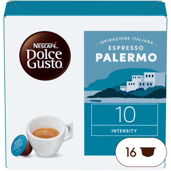 Espresso palermo - Inspirazione Italiana Box - Vorderseite - NESCAFÉ® Dolce Gusto®