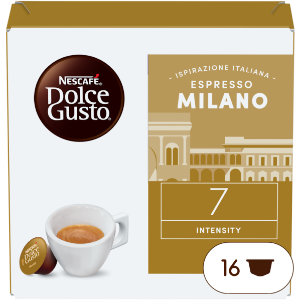 ESPRESSO MILANO – INSPIRAZIONE ITALIANA Box - Vorderseite - NESCAFÉ® Dolce Gusto®