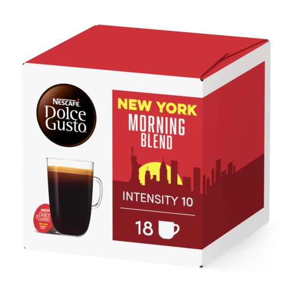 NEW YORK MORNING BLEND Box - Vorderseite - NESCAFÉ® Dolce Gusto®