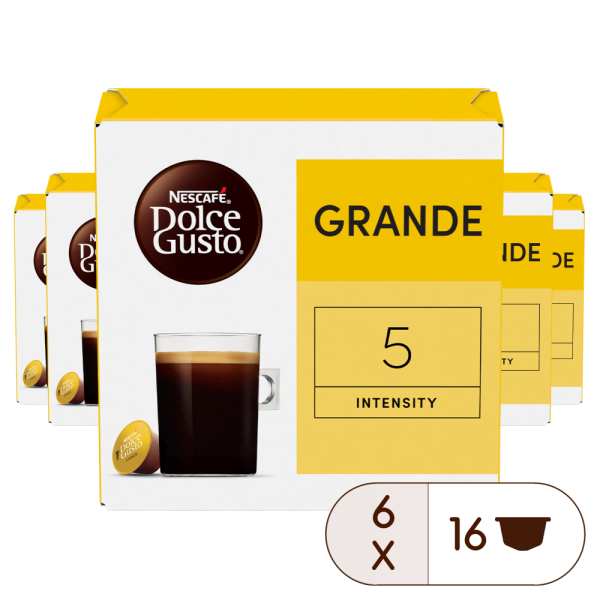 VORTEILSPACK GRANDE – 96 KAPSELN Box - Vorderseite - NESCAFÉ® Dolce Gusto®