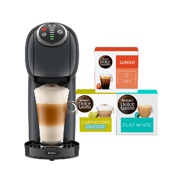 Genio S Plus automatische Kaffeekapselmaschine Cosmic Grey von Krups® - NESCAFÉ® Dolce Gusto®