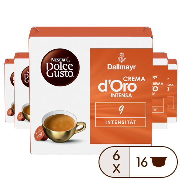 Vorteilspack Dallmayr Crema d'Oro Intensa - 96 Kapseln