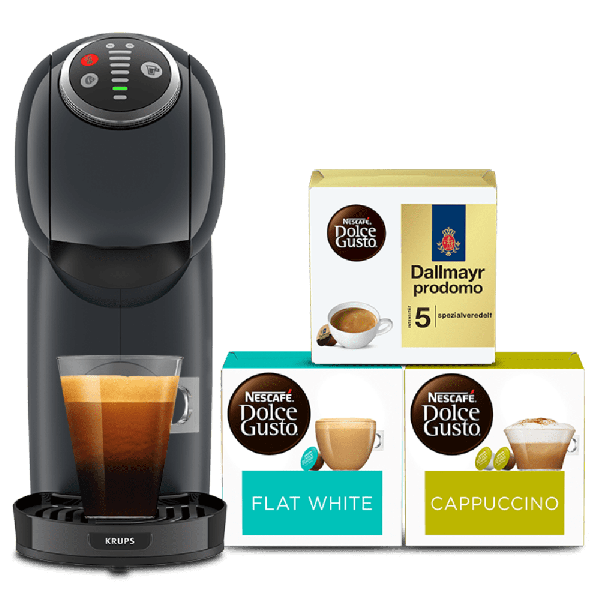 Genio S Plus automatische Kaffeekapselmaschine Cosmic Grey von Krups® - NESCAFÉ® Dolce Gusto®