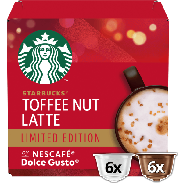 STARBUCKS® TOFFEE NUT LATTE by NESCAFÉ DOLCE GUSTO®