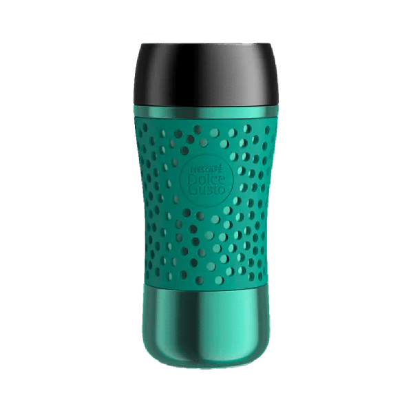 Thermobecher Metallic-Petrol 