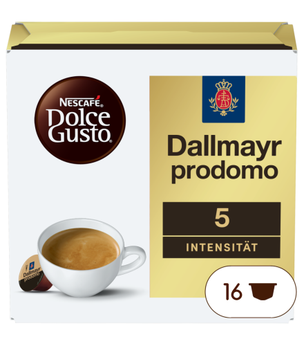 Dallmayr Prodomo Box - Vorderseite - NESCAFÉ® Dolce Gusto®