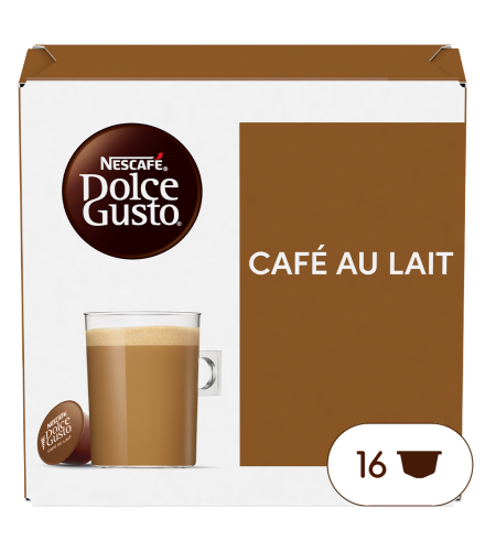 CAFÉ AU LAIT NESCAFÉ® Box - Vorderseite - NESCAFÉ® Dolce Gusto®