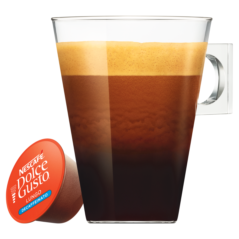 Lungo Decaffeinato in der Tasse nach der Zubereitung - NESCAFÉ® Dolce Gusto® Lungo Decaffeinato in der Tasse nach der Zubereitung - NESCAFÉ® Dolce Gusto®