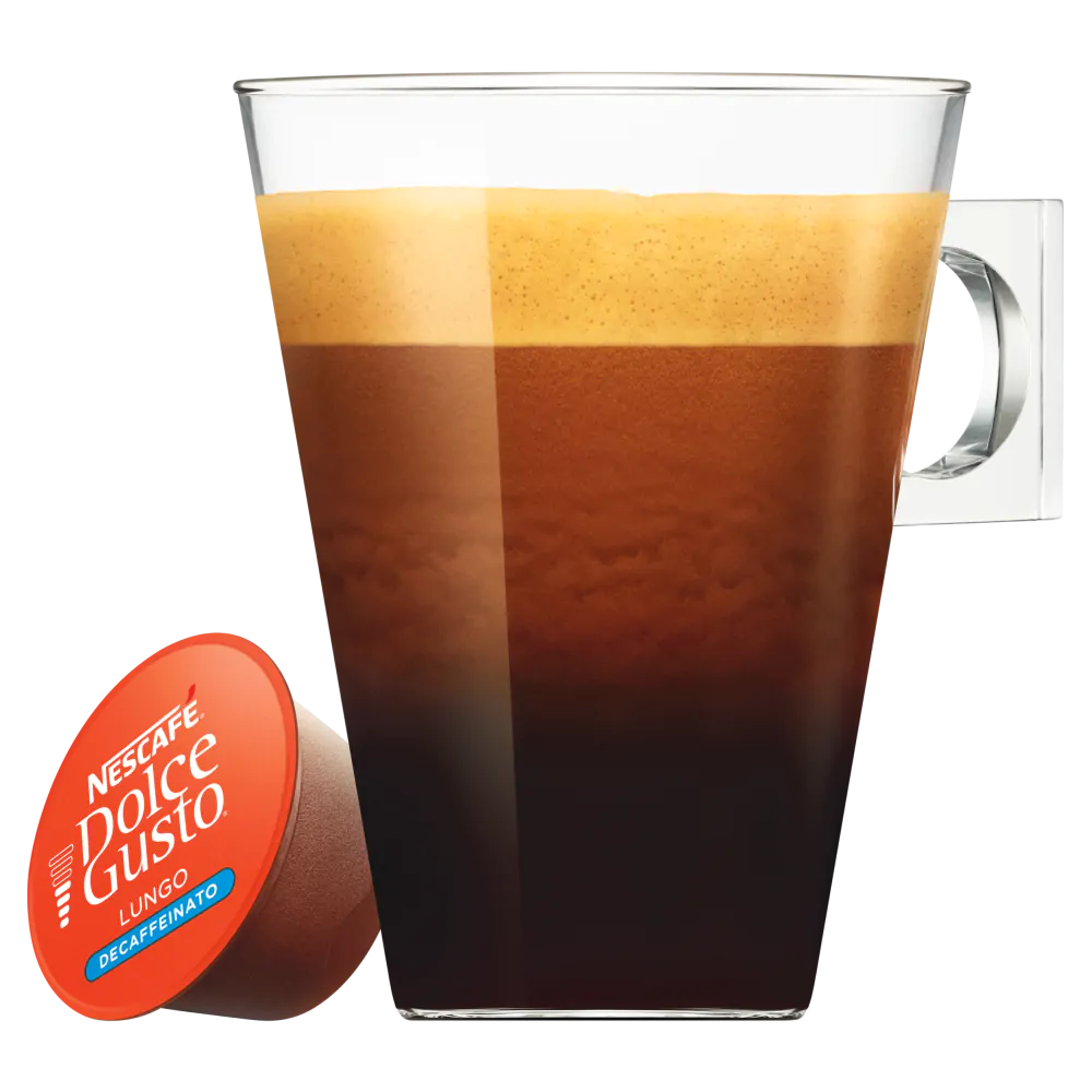 Lungo Decaffeinato in der Tasse nach der Zubereitung - NESCAFÉ® Dolce Gusto®