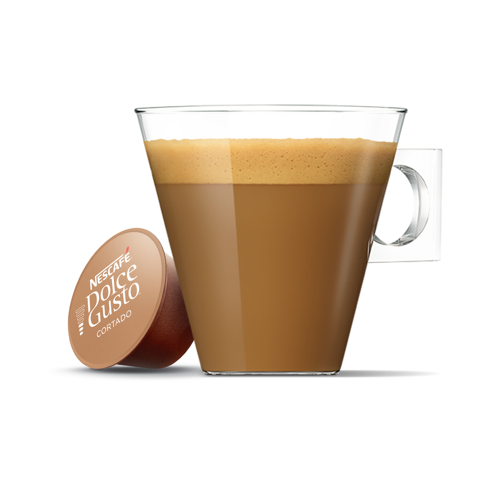 DOLCE GUSTO® CORTADO ESPRESSO MACCHIATO in der Tasse nach der Zubereitung - NESCAFÉ® Dolce Gusto® DOLCE GUSTO® CORTADO ESPRESSO MACCHIATO in der Tasse nach der Zubereitung - NESCAFÉ® Dolce Gusto®