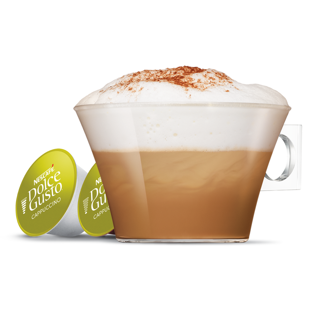 VORRATSBOX CAPPUCCINO in der Tasse nach der Zubereitung - NESCAFÉ® Dolce Gusto®