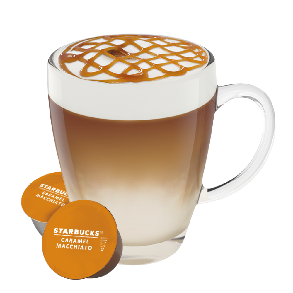 【Caramel Macchiato】 STARBUCKS® Caramel Macchiato Kapseln | NESCAFÉ® Dolce Gusto®
