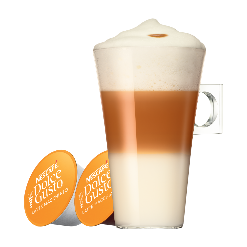 DOLCE GUSTO® LATTE MACCHIATO in der Tasse nach der Zubereitung - NESCAFÉ® Dolce Gusto®