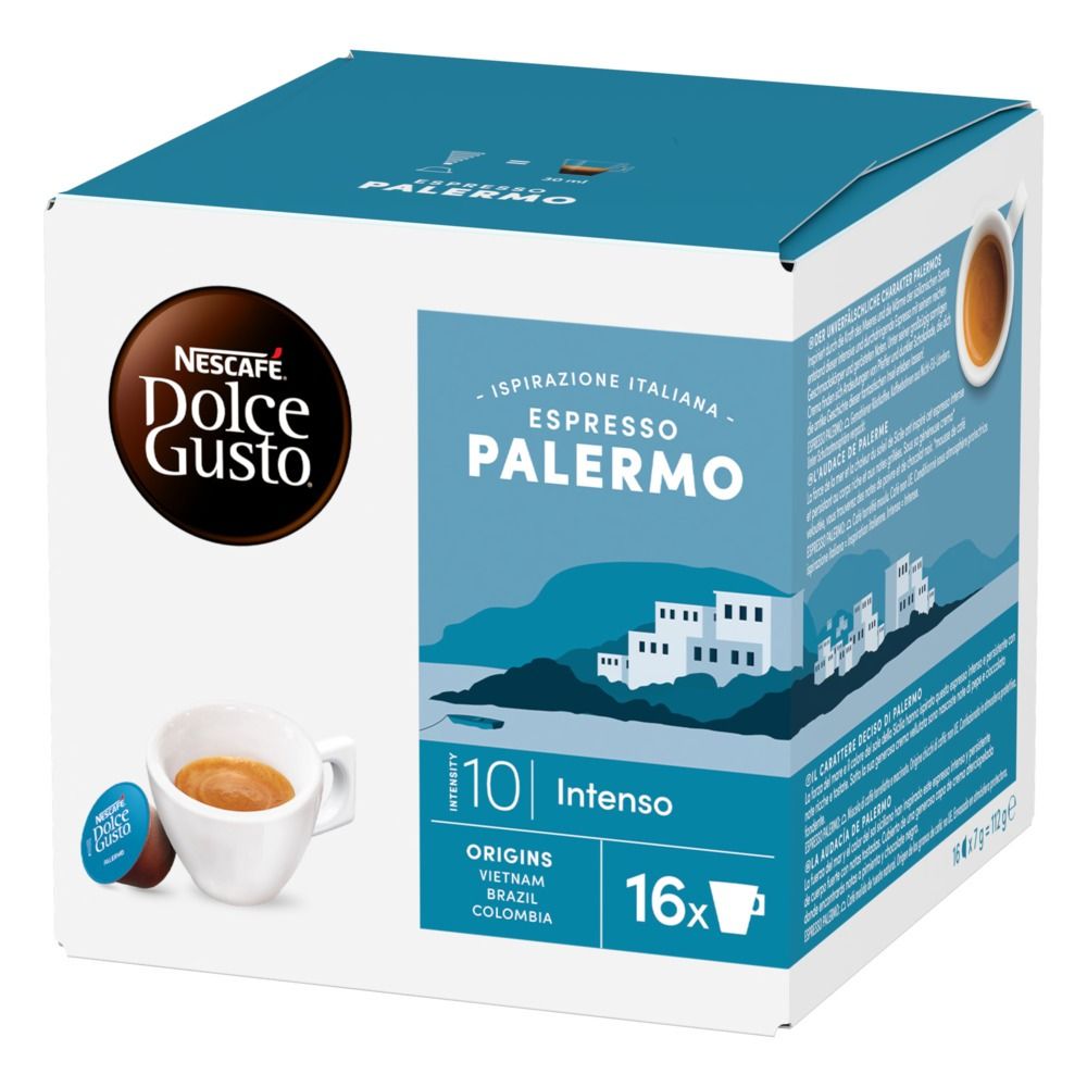 240 Capsule Nescafé Dolce Gusto – Gusto Espresso Palermo – Originali, 3 Confezioni Da 80