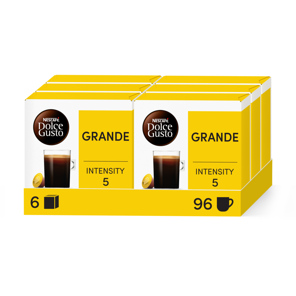 VORTEILSPACK GRANDE – 96 KAPSELN Box - Vorderseite - NESCAFÉ® Dolce Gusto®