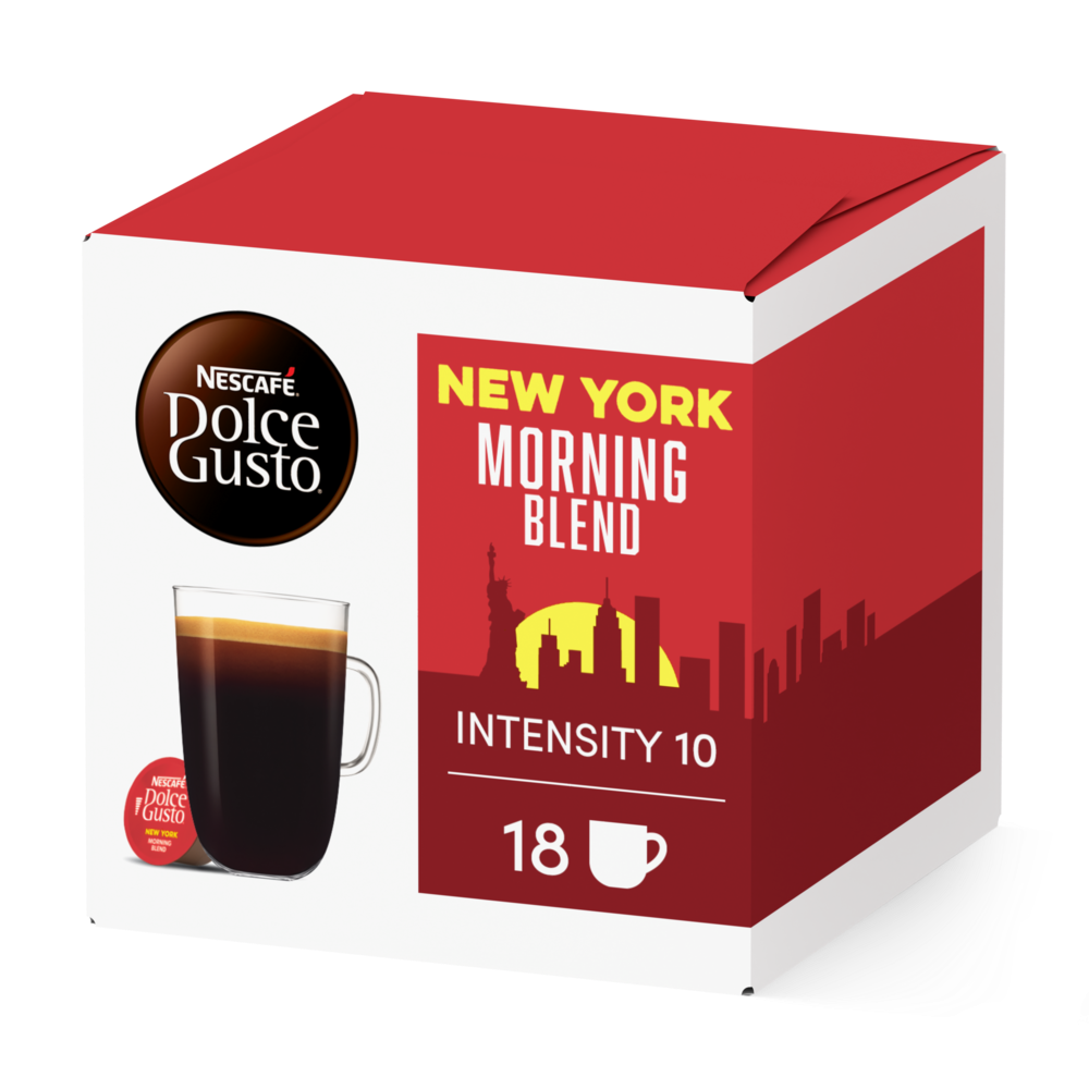 NEW YORK MORNING BLEND Box - Vorderseite - NESCAFÉ® Dolce Gusto®