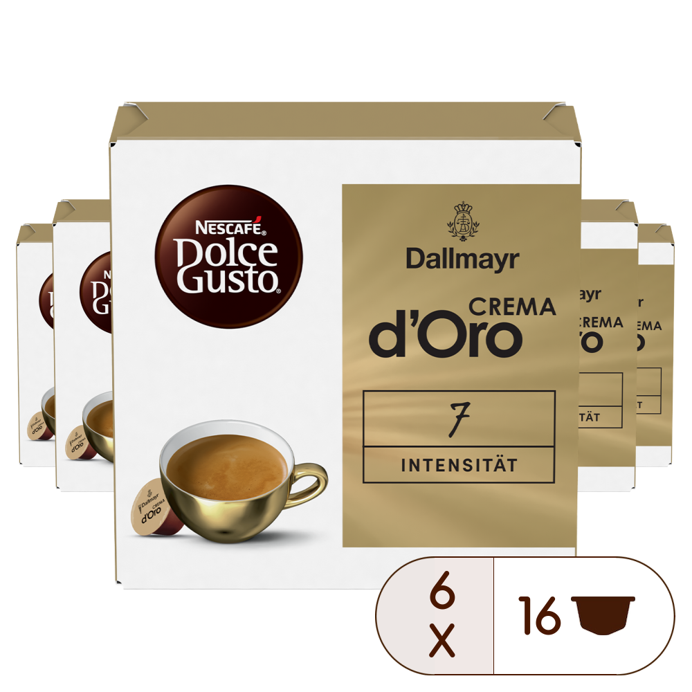DALLMAYR CREMA D'ORO VORTEILSPACK 96 KAPSELN Box - NESCAFÉ® Dolce Gusto®