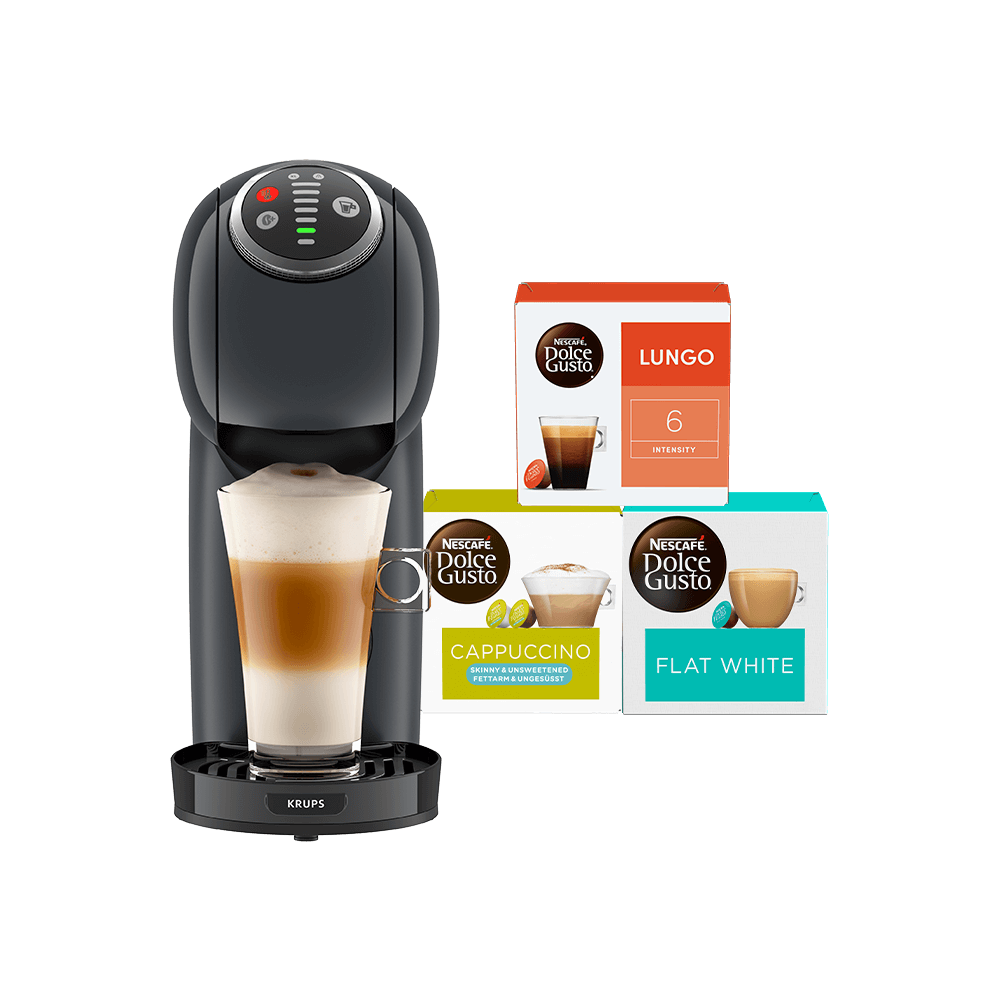 Genio S Plus automatische Kaffeekapselmaschine Cosmic Grey von Krups® - NESCAFÉ® Dolce Gusto®