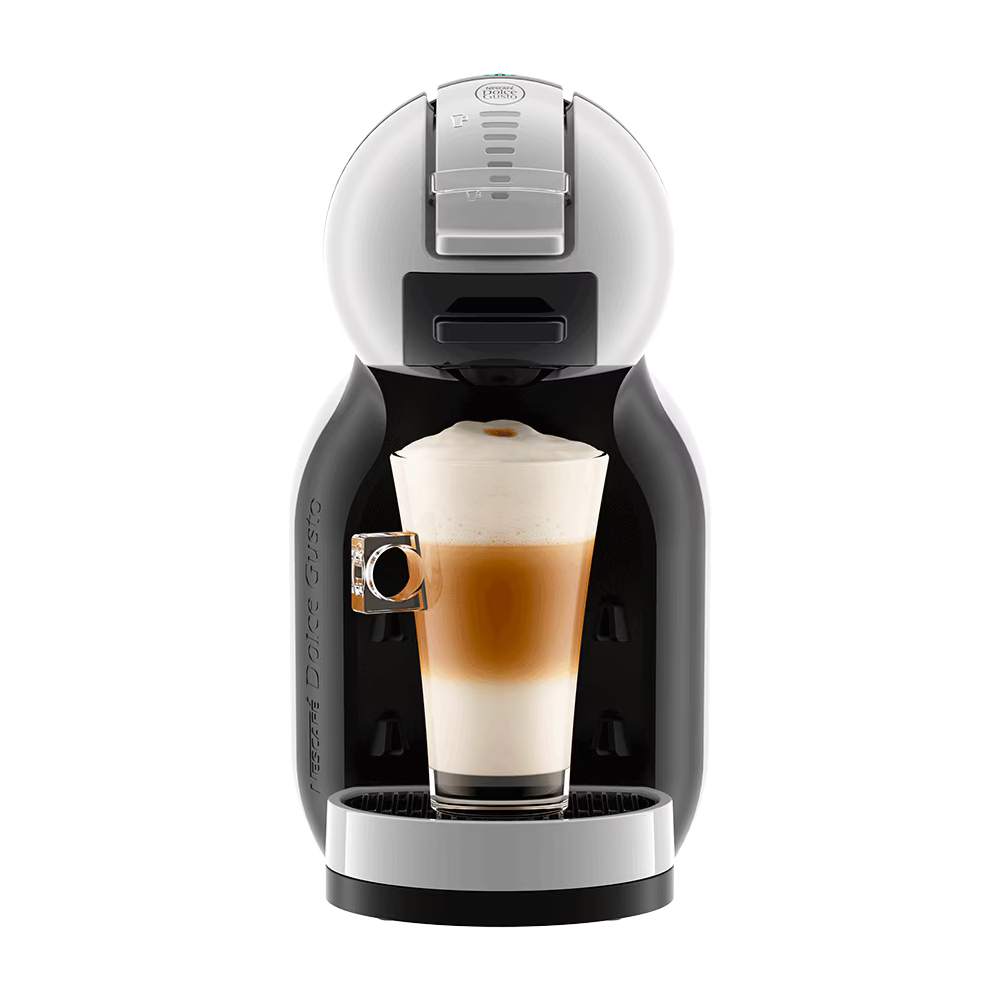 Mini Me automatische Kaffeekapselmaschine Arktisch-Grau von Krups® - Vorderseite - NESCAFÉ® Dolce Gusto®