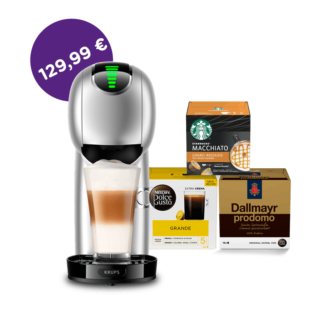 GENIO S TOUCH AUTOMATISCHE KAFFEEKAPSELMASCHINE SILBER VON KRUPS®