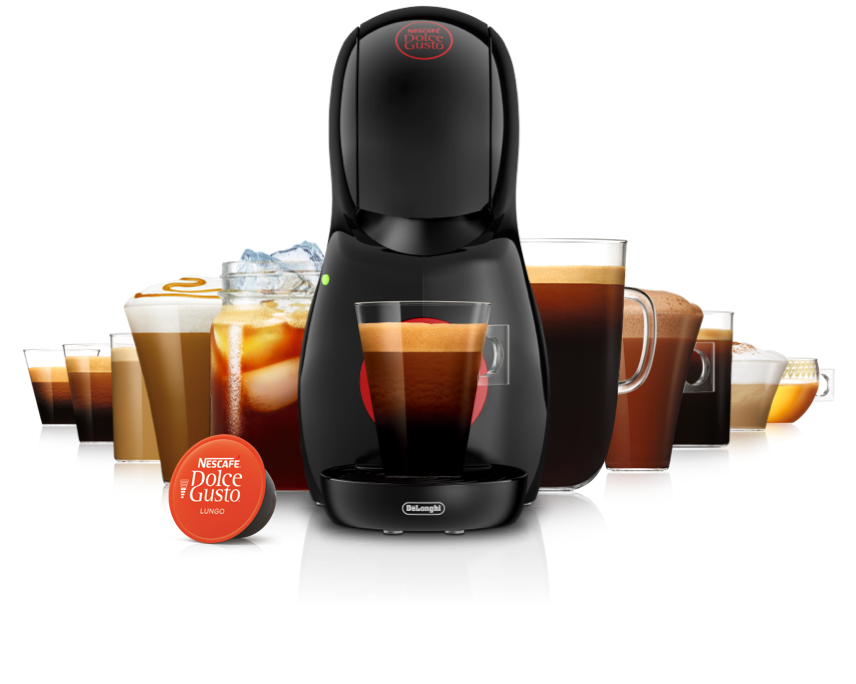 Piccolo XS manuelle Kaffeekapselmaschine schwarz von Delonghi®