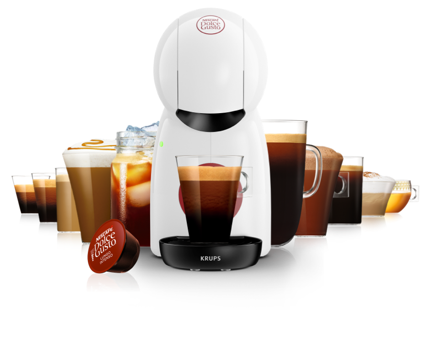 PICCOLO XS MANUELLE KAFFEEKAPSELMASCHINE WEISS VON KRUPS®