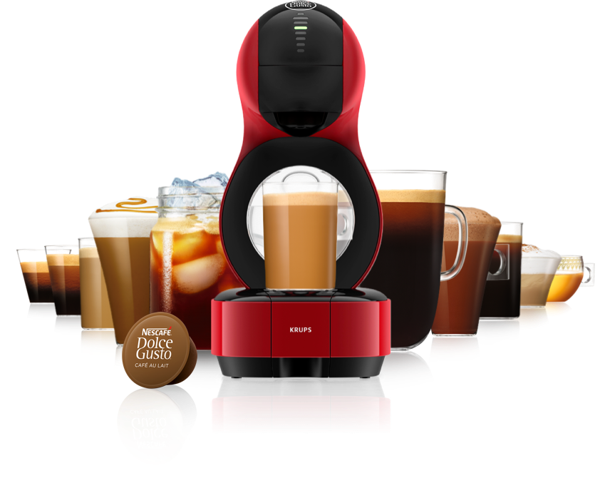 LUMIO AUTOMATISCHE KAFFEEKAPSELMASCHINE ROT VON KRUPS®