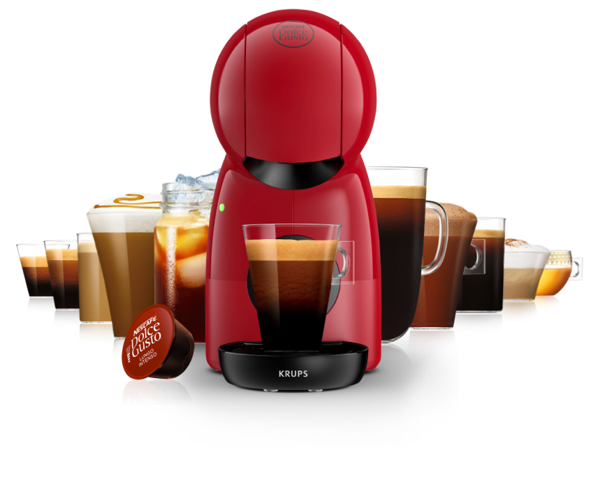 PICCOLO XS MANUELLE KAFFEEKAPSELMASCHINE ROT VON KRUPS®