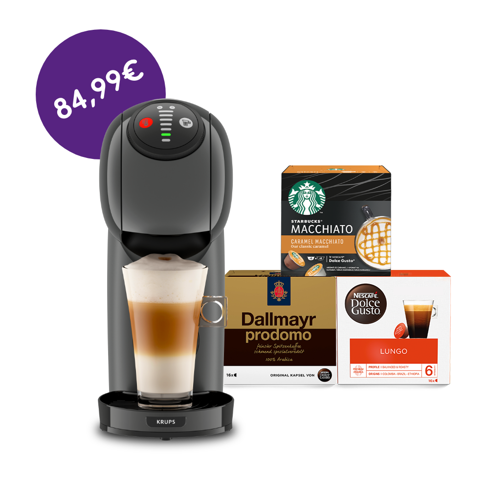 GENIO S AUTOMATISCHE KAFFEEKAPSELMASCHINE ANTHRAZIT VON KRUPS®