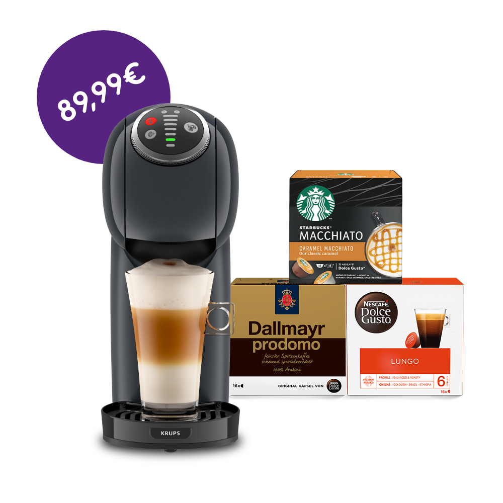 GENIO S PLUS AUTOMATISCHE KAFFEEKAPSELMASCHINE COSMIC GREY VON KRUPS®