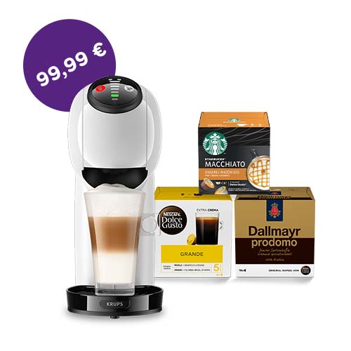 GENIO S BASIC AUTOMATISCHE KAFFEEKAPSELMASCHINE WEISS VON KRUPS®